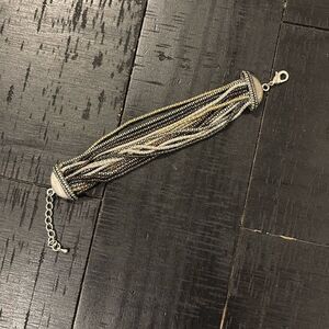 Multi Tone Multi Chain Classy Bracelet One Size​​
